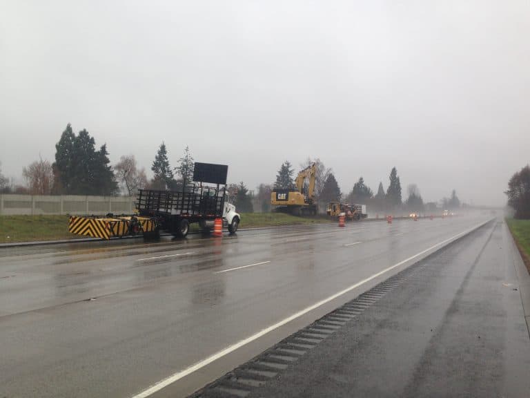 I 5 Chemawa Road Or22 Median Barrier Salem